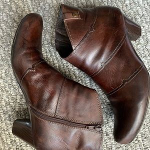 Brown booties